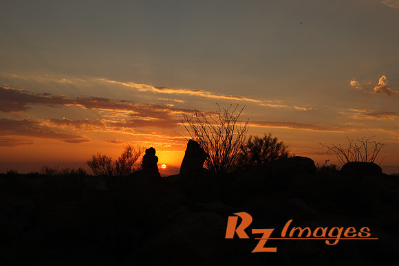 Desert Sunset.Tonto Nat. Forest.