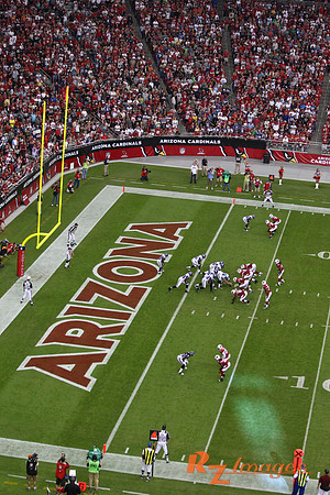 Arizona Cardinal Action at University of Phoenix Stadium.