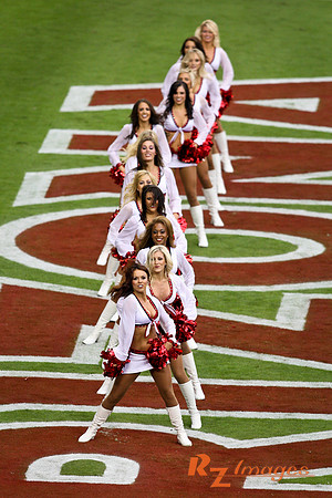 Arizona Cardinal Cheerleaders.