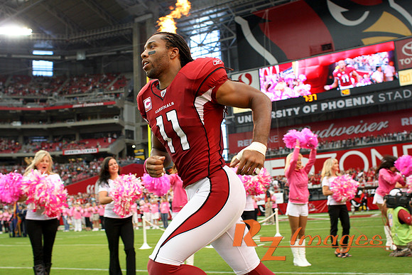 Arizona Cardinal Pre-Game Introduction of Larry Fitzgerald.