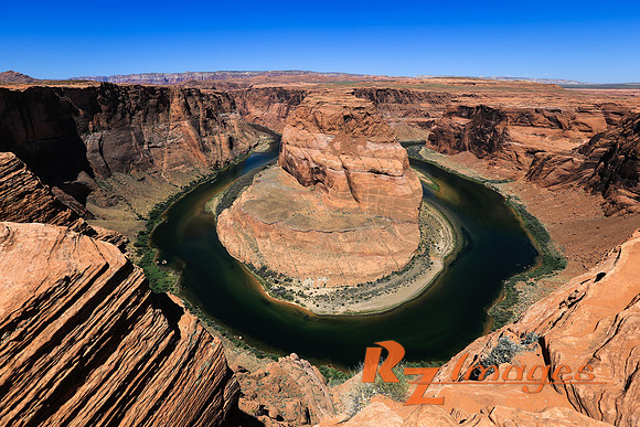 Horseshoe Bend Located in Glen Canyon on the Colorado River Near