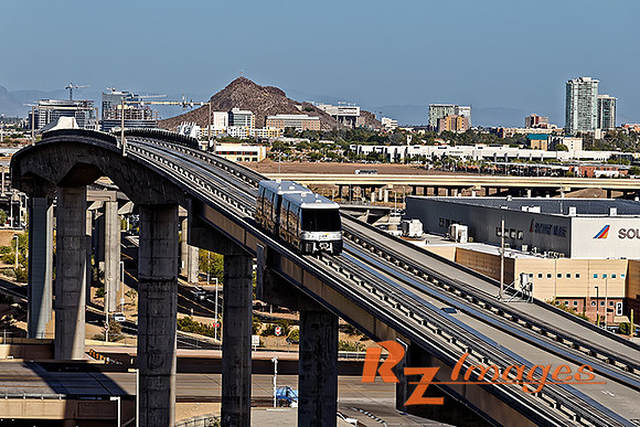 Sky Train at Sky Harbor Airport.
