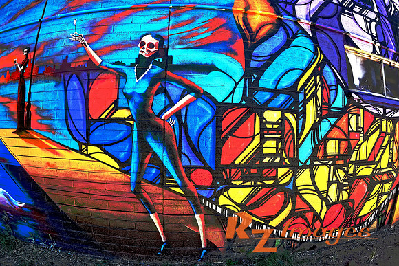 Public Art. Mural on Roosevelt Row.