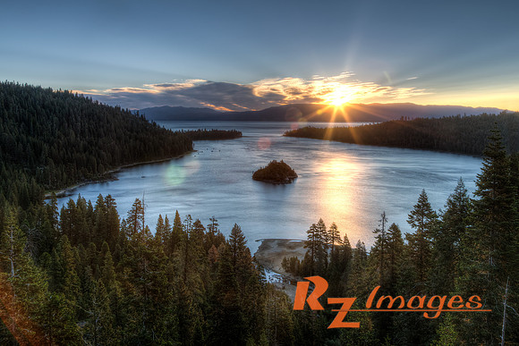 Emerald Bay (Lake Tahoe) at Sunrise.