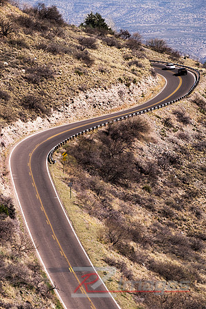 Curvy Mountain Road.