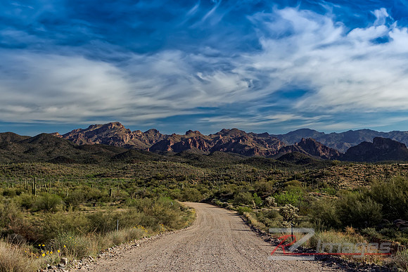 Superstition Mountains near Florence Junction.