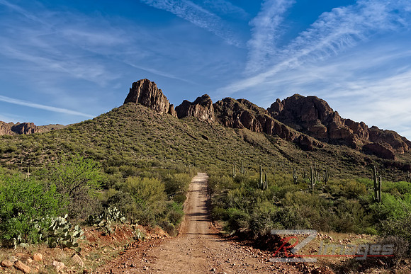 Superstition Mountains near Florence Junction.