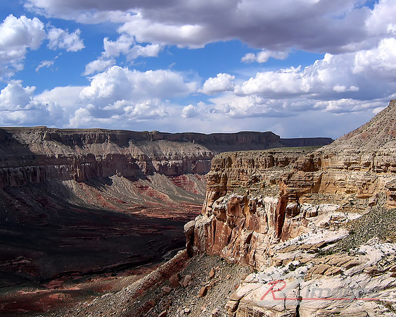 View from the HualapaTrailhead. Grand Canyon Az.
