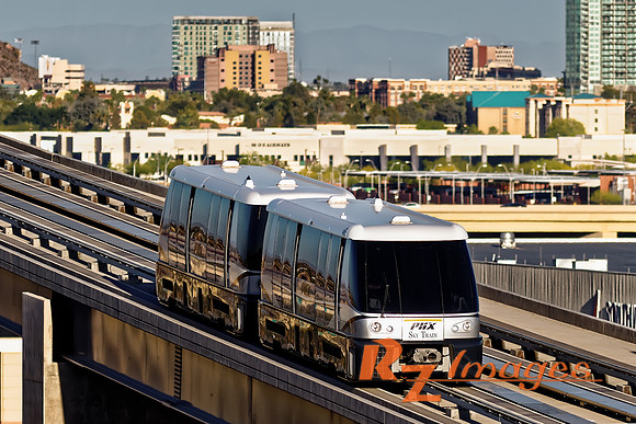 Sky Train at Sky Harbor Airport.