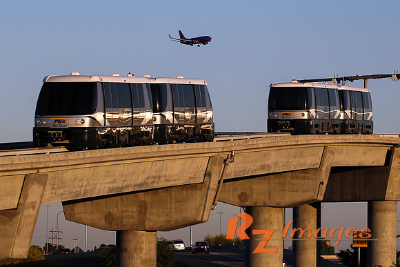 Sky Train at Sky Harbor Airport.