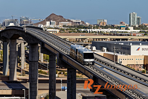 Sky Train at Sky Harbor Airport.