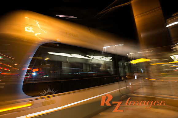 Light Rail in Downtown Phoenix.