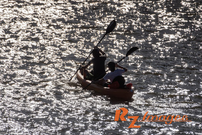 Kayaking at Tempe Town Lake.