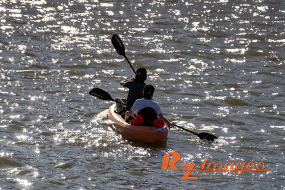 Kayaking at Tempe Town Lake.