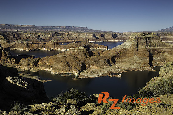Gunsite Bay-Lake Powell taken from Alstrom Pt. on the north side
