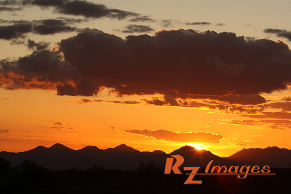 Desert Sunset.Tonto Nat. Forest.