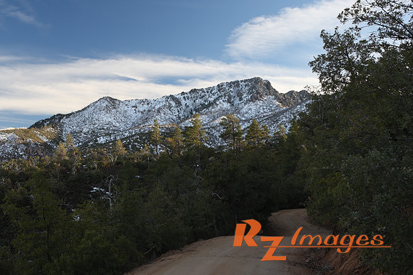 Four Peaks with Snow-Tonto National Forest.