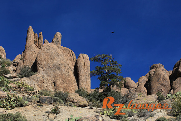 Arizona Scenic Rock Formations-Superstition Mountains.